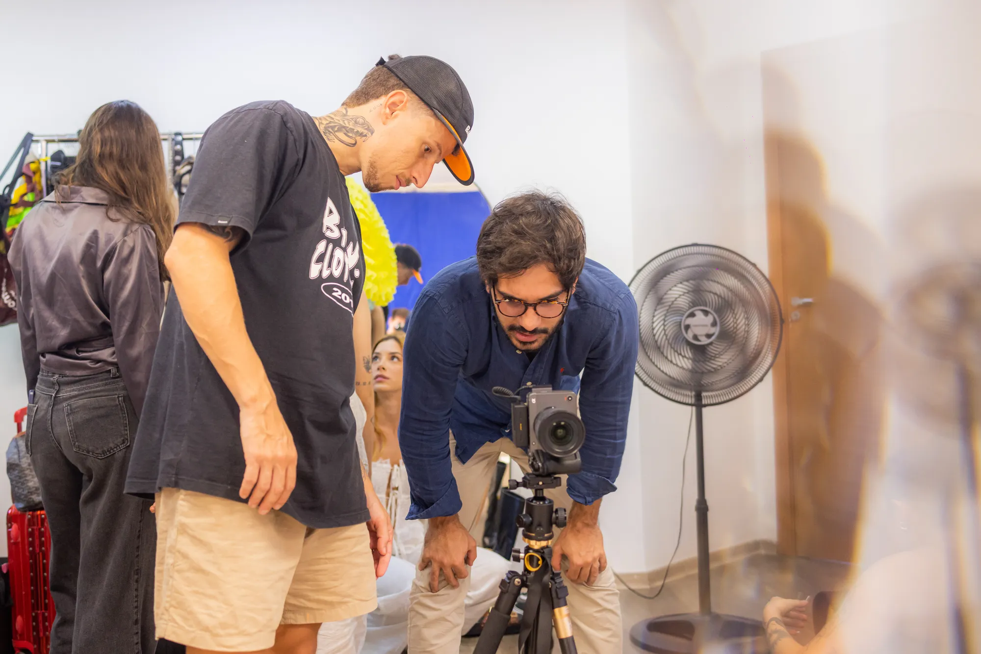 Equipo en el backstage de Junina do RARO 2024