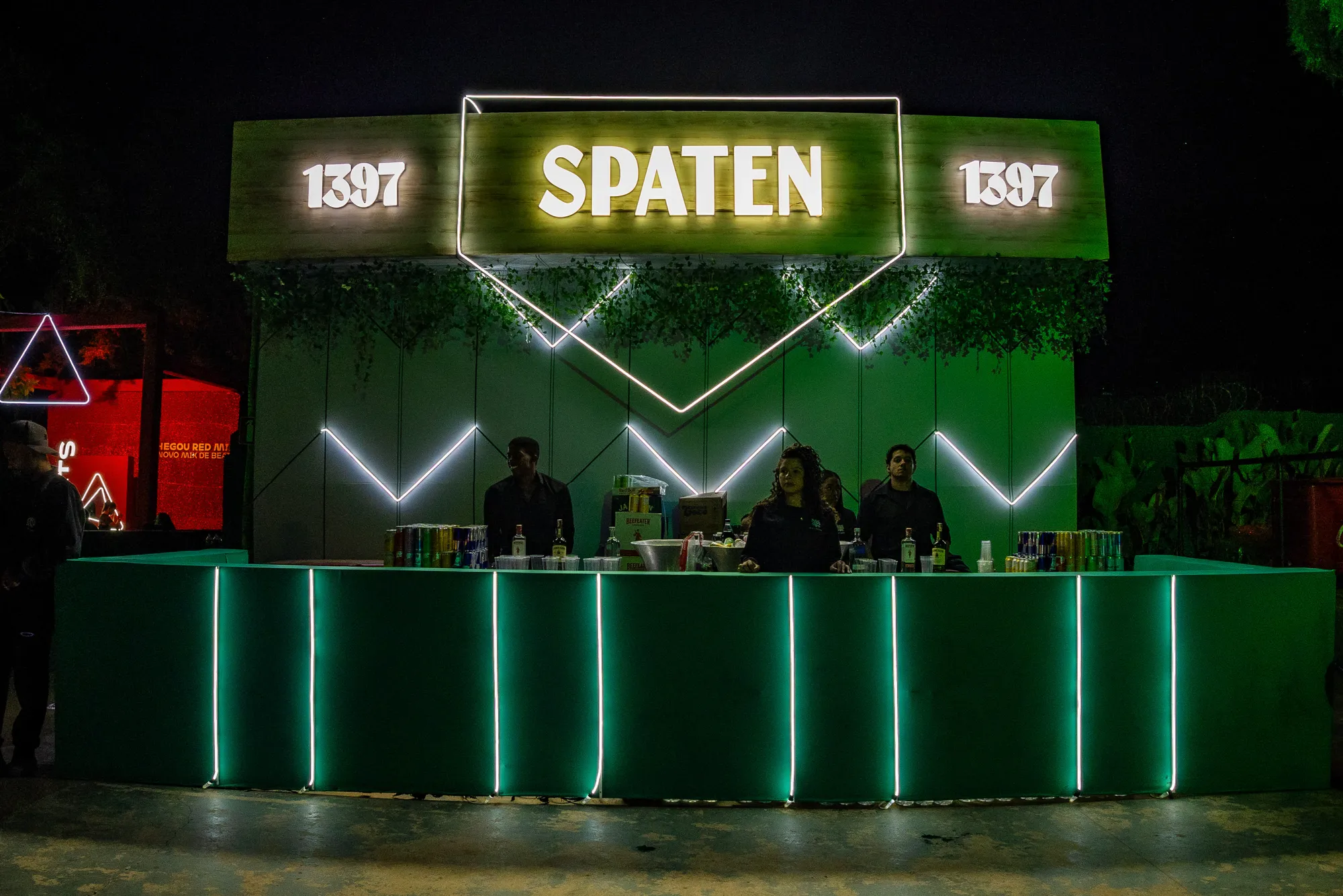 Bar Spaten cenográfico na Mineirinha · 02 de março de 2025