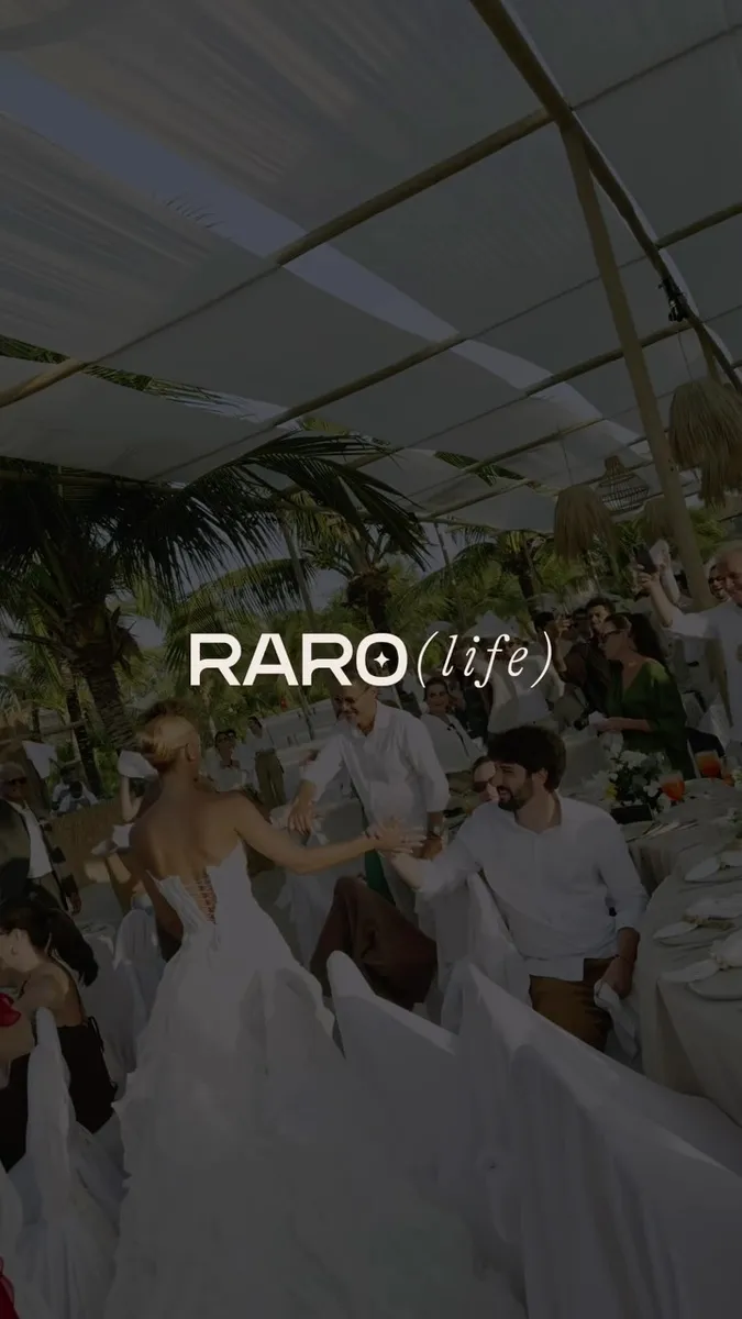 Una celebración preboda en la arena, con la firma RARO (life)