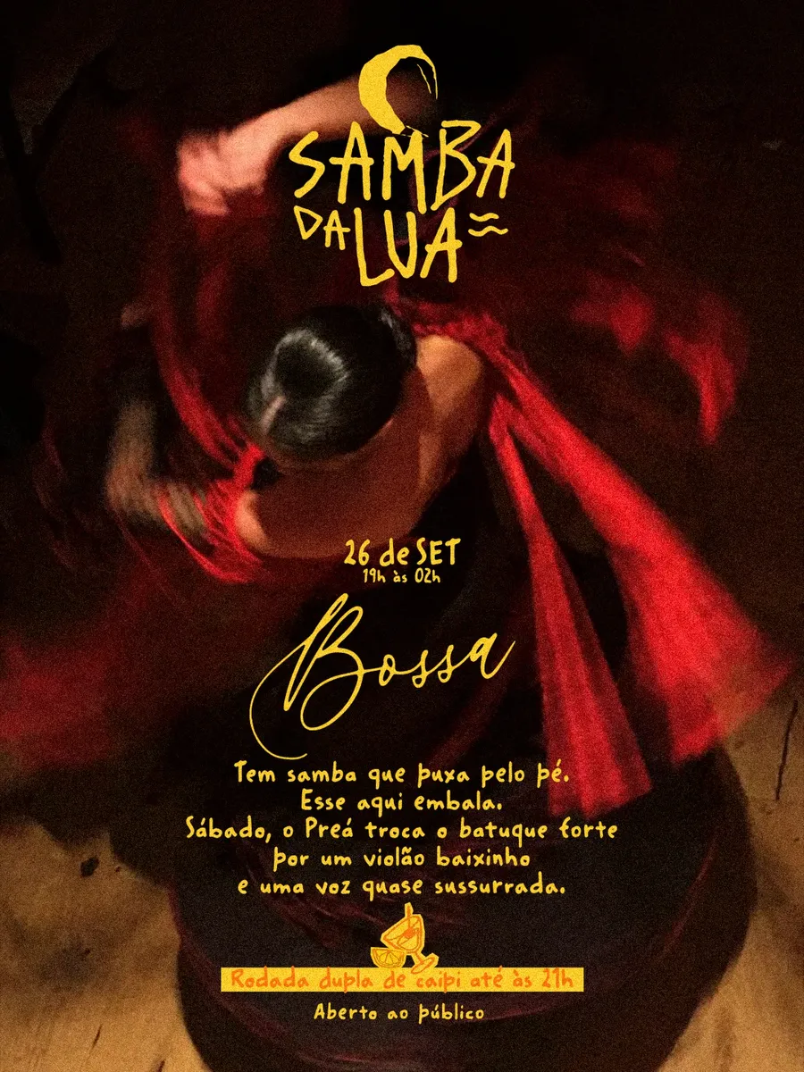 Cartel de Samba da Lua, edición Bossa